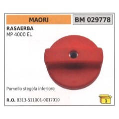 Unterer Griffknopf MAORI Rasenmäher MP4000EL 8313-511001-0017010 | NewgardenParts.com