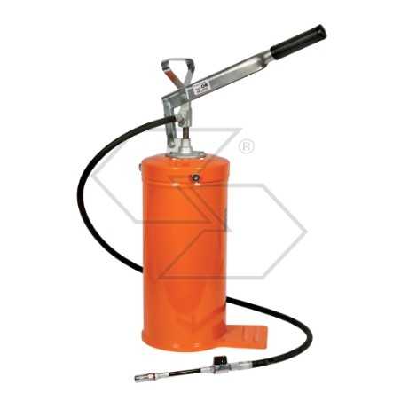 Pompe à graisse 8Kg 140x420mm avec tuyau en caoutchouc 1,5m tuyau 130mm | NewgardenParts.com