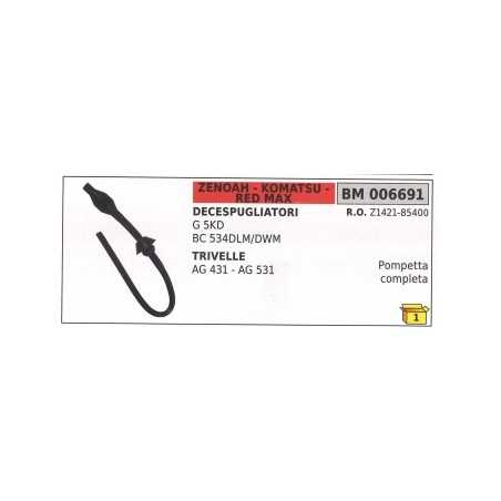 ZENOAH Benzingemischpumpe G5KD Freischneider AG431 AG531 Z1421-85400 | NewgardenParts.com