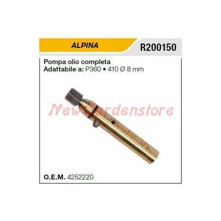 Pompe à huile ALPINA pour tronçonneuse P360 410 Ø 8mm R200150 | NewgardenParts.com