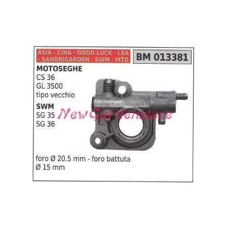 Oil pump compatible CS 36 GL 3500 SWM SG 35 36 chainsaw engine 521300620 | NewgardenParts.com