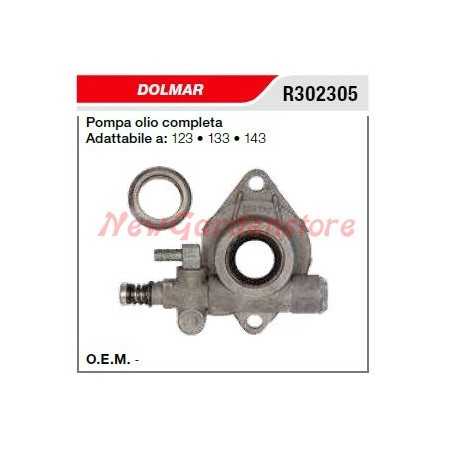 Pompe à huile pour tronçonneuse DOLMAR 123 133 143 R302305 | NewgardenParts.com