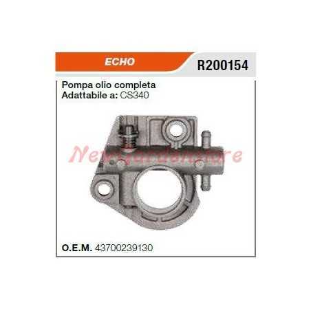 Pompe à huile ECHO pour tronçonneuse CS340 R200154 | NewgardenParts.com