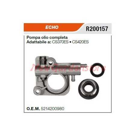 ECHO - Pompe à huile pour tronçonneuse CS370ES 420ES R200157 | NewgardenParts.com