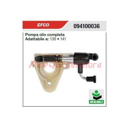 EFCO chainsaw oil pump 138 141 094100036 | NewgardenParts.com