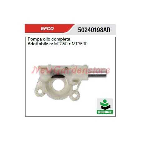 Pompa olio EFCO motosega MT350 3500 50240198AR oleomac GS 350 ORIGINALE