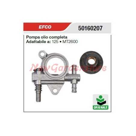 Pompa olio EFCO oleomac gs 260 motosega 125 MT2600 50160207 ORIGINALE | NewgardenParts.com