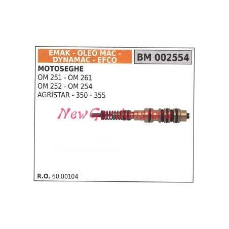 Oil pump EMAK chainsaw engine OM 251 261 252 254 002554 | NewgardenParts.com