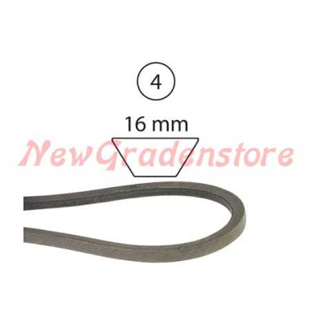 Correa para cuchillas de tractor de césped MTD RZT 54'' 5/8''x143'' 75404138 520491 | NewgardenParts.com