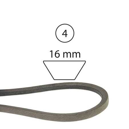 Drive belt flat blades lawn tractor MTD 520600 75404318 | NewgardenParts.com