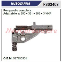 HUSQVARNA chainsaw oil pump 350 351 353 346XP R303403 537 105501 | NewgardenParts.com