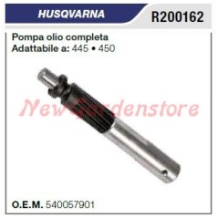 Oil pump HUSQVARNA chainsaw models 445 450 R200162 code 540 057901 | NewgardenParts.com