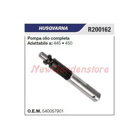 Oil pump HUSQVARNA chainsaw models 445 450 R200162 code 540 057901 | NewgardenParts.com