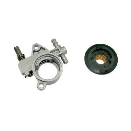 Complete worm gear oil pump ZENOAH G2500 250 3300 3800 GZ3500 | NewgardenParts.com