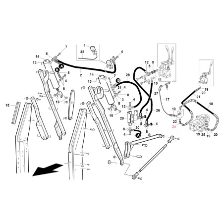 Adattatore orientato 90 gradi 3/8 PG SR ORIGINALE GIANNI FERRARI BFB 00777600191 | NewgardenParts.com