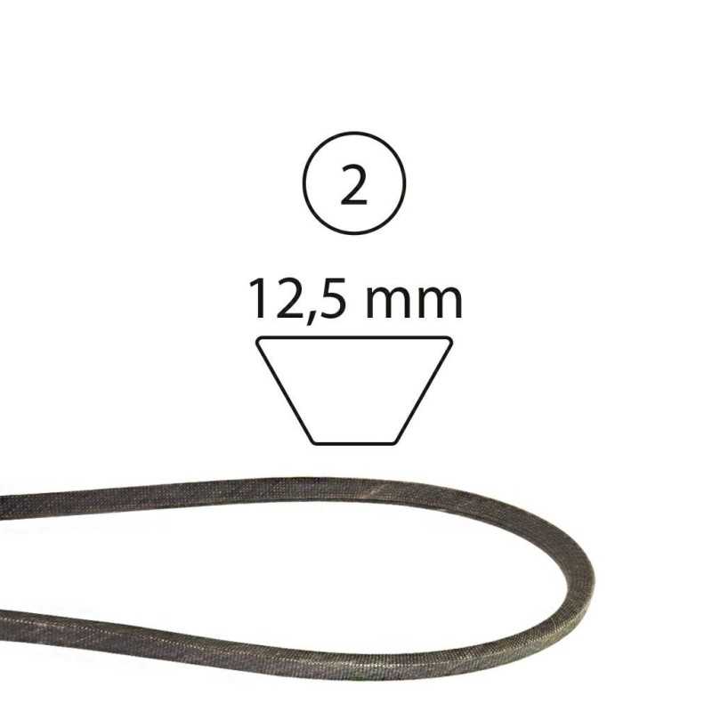 Courroie moteur GIANNI FERRARI Play Green pour tracteur de pelouse 520454