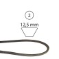 Courroie moteur GIANNI FERRARI Play Green pour tracteur de pelouse 520454