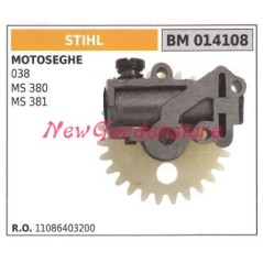Pompe à huile pour moteur de scie à chaîne STIHL 038 MS 380 381 014108 | NewgardenParts.com