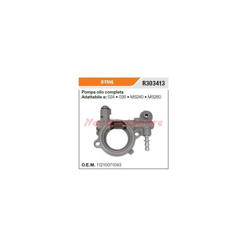 Bomba de aceite motosierra STIHL 024 026 MS240 MS260 R303413