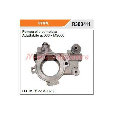 STIHL chainsaw oil pump 066 MS660 R303411 | NewgardenParts.com