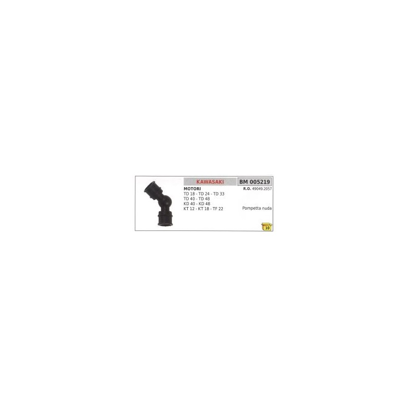 Apprêt mélange essence KAWASAKI TD18 TD24 TD33 débroussailleuse 49049-2057