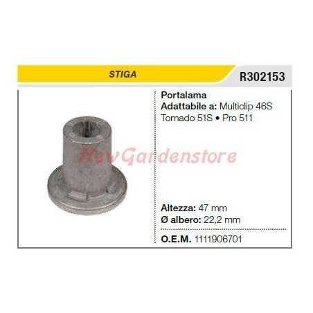 STIGA Rasenmäherklingenhalter Multiclip 46S R302153 | NewgardenParts.com