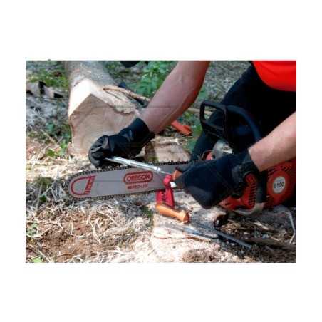 Porte-lime OREGON avec lime ronde et manche en bois Ø lime 5,5 mm (7/32')