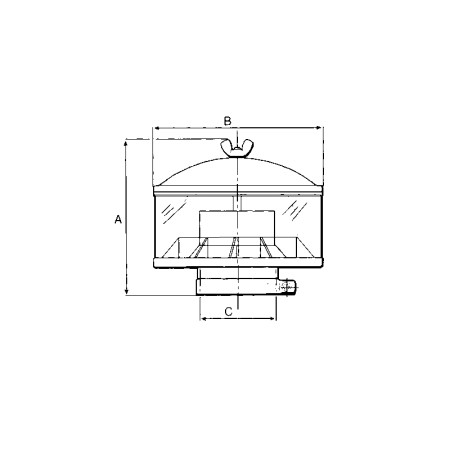 Zyklon-Vorfilter mit Klemmen für Motor verschiedene Modelle