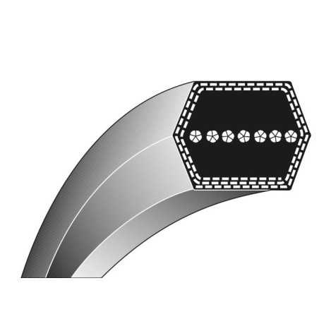 Correa de transmisión MAORI para tractor de césped MP 1492HD AA105 | NewgardenParts.com