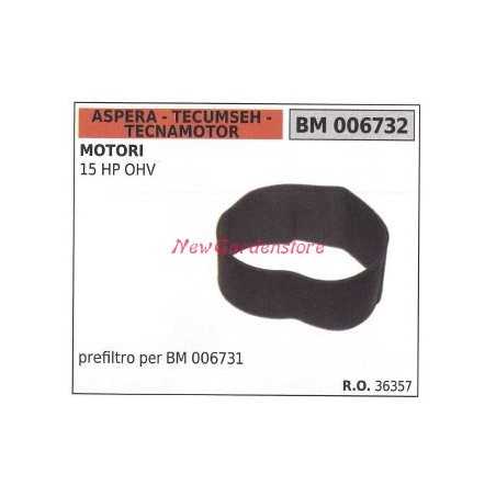 Prefiltro de aire ASPERA motor cortacésped 15 CV OHV 006732 | NewgardenParts.com