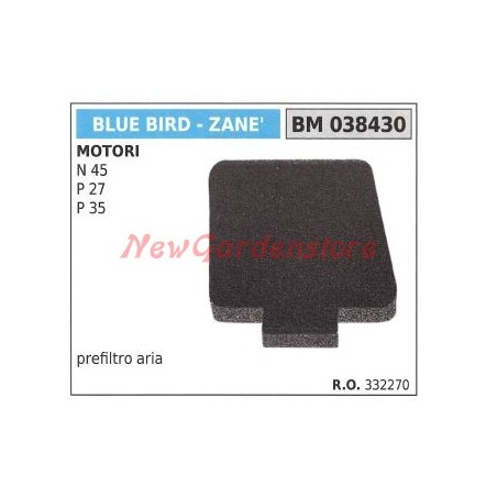 BLUE BIRD Luftvorfilter für Motoren N 45 P 27 P 35 038430 | NewgardenParts.com