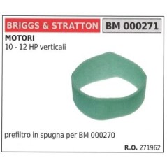 Filtre à air BRIGGS&STRATTON pour tondeuse 10 12 HP VERTICAL