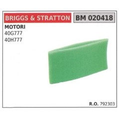 BRIGGS&STRATTON prefiltro aire cortacésped 40G777 40H777 | NewgardenParts.com