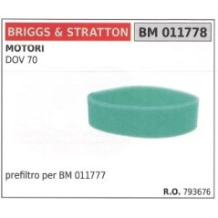 Préfiltre à air BRIGGS&STRATTON tondeuse tondeuse dov 70