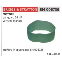 BRIGGS&STRATTON filtro aire cortacésped cortacésped vanguard 14HP | NewgardenParts.com