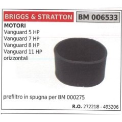 BRIGGS&STRATTON prefiltro aire cortacésped cortacésped vanguard 5HP | NewgardenParts.com