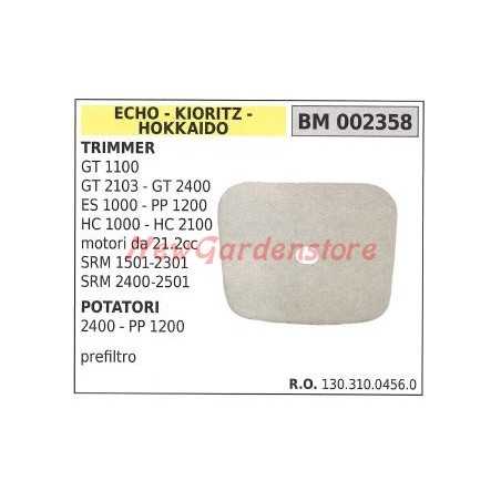 Prefiltro aria ECHO trimmer GT 1100 2103 2400 ES 1000 HC 2100 002358 | NewgardenParts.com