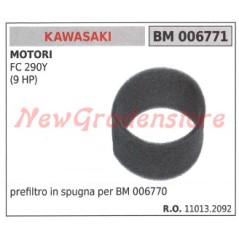 Sponge air prefilter KAWASAKI engine FC 290Y (9 HP) 006771 | NewgardenParts.com