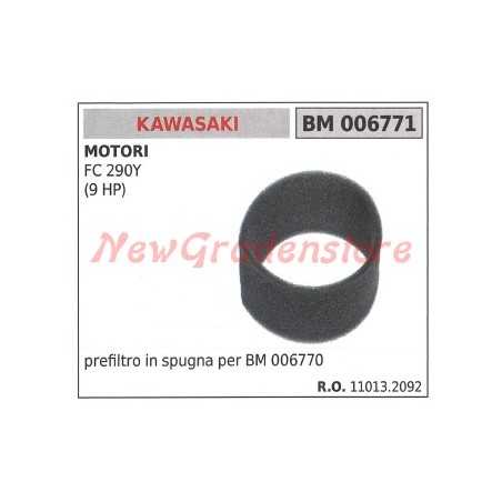 Sponge air prefilter KAWASAKI engine FC 290Y (9 HP) 006771 | NewgardenParts.com