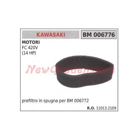 Sponge air prefilter KAWASAKI engine FC 400 401 420V (14 HP) 006776 | NewgardenParts.com