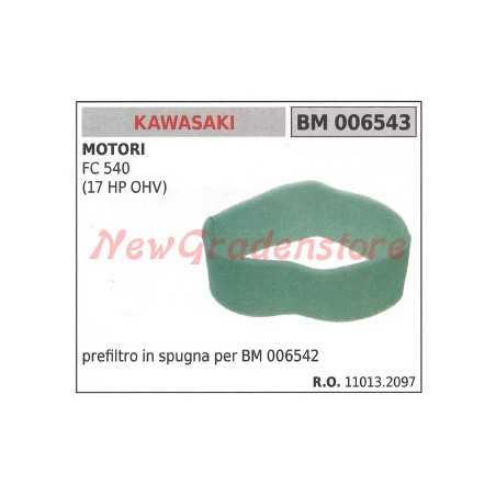 Sponge air prefilter KAWASAKI engine FC 540 (17 HP OVH) 006543 | NewgardenParts.com