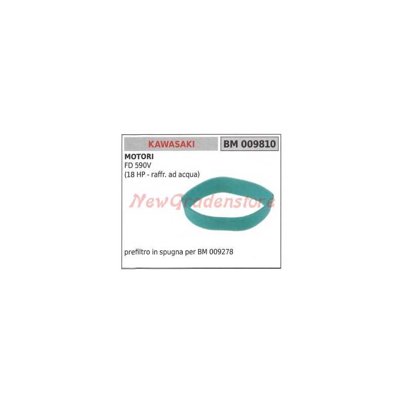Prefiltro de aire de esponja Motor KAWASAKI FD 590V (18 CV refrigerado por agua) 009810
