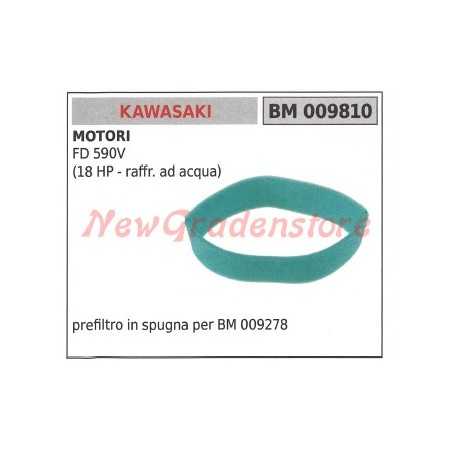 Sponge air prefilter KAWASAKI engine FD 590V (18 HP water-cooled) 009810 | NewgardenParts.com