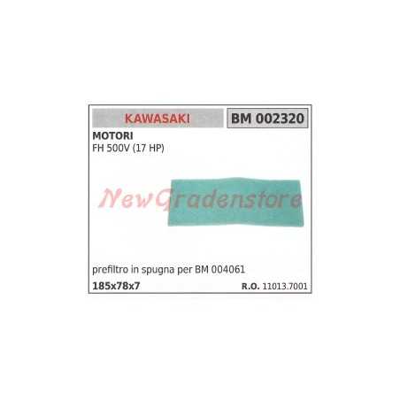 Sponge air prefilter KAWASAKI engine FH 500V (17 HP) 002320 | NewgardenParts.com