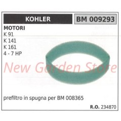 Prefiltro aria in spugna KOHLER trattorino rasaerba K 91 141 161 4 7 HP 009293 | NewgardenParts.com
