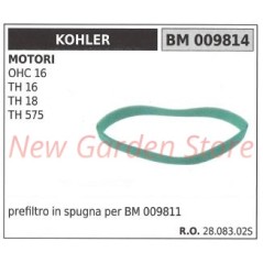 Prefiltro aria in spugna KOHLER trattorino rasaerba OHC 16 TH 16 18 575 009814 | NewgardenParts.com