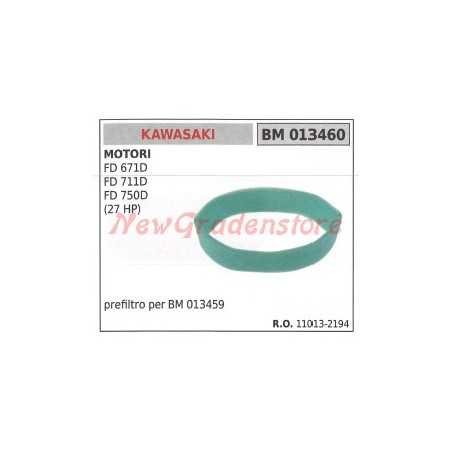 Air prefilter KAWASAKI engine FD 671D 711D 750D (27 HP) FD 791D 013460 | NewgardenParts.com