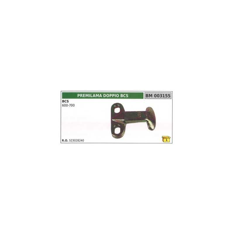 Pré-lame double pour tracteur agricole BCS 600 700