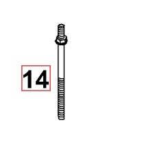Original BRIGGS & STRATTON Rasenmähermotor Zylinderkopfschraube 691690 | NewgardenParts.com