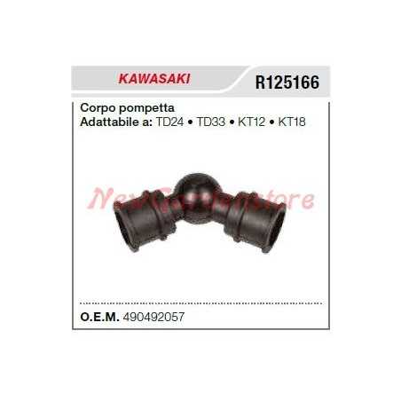 KAWASAKI primer for brushcutter carburettor TD24 33 KT12 18 R125166 | NewgardenParts.com